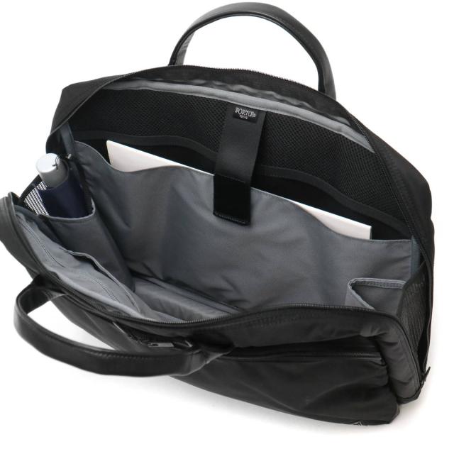 ポーター タイム 2WAYブリーフケース(L) 655-08298 ビジネスバッグ 吉田カバン PORTER TIME 2WAY BRIEFCASE(L) 薄マチ ショルダー A4 ビジネス 通勤 通勤バッグ 出張 撥水 軽量 メンズ_10