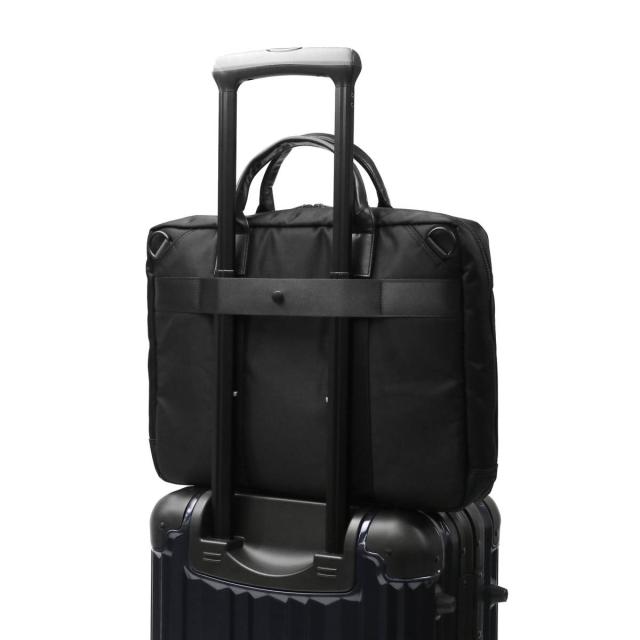 ポーター タイム 2WAYブリーフケース(L) 655-08298 ビジネスバッグ 吉田カバン PORTER TIME 2WAY BRIEFCASE(L) 薄マチ ショルダー A4 ビジネス 通勤 通勤バッグ 出張 撥水 軽量 メンズ_12