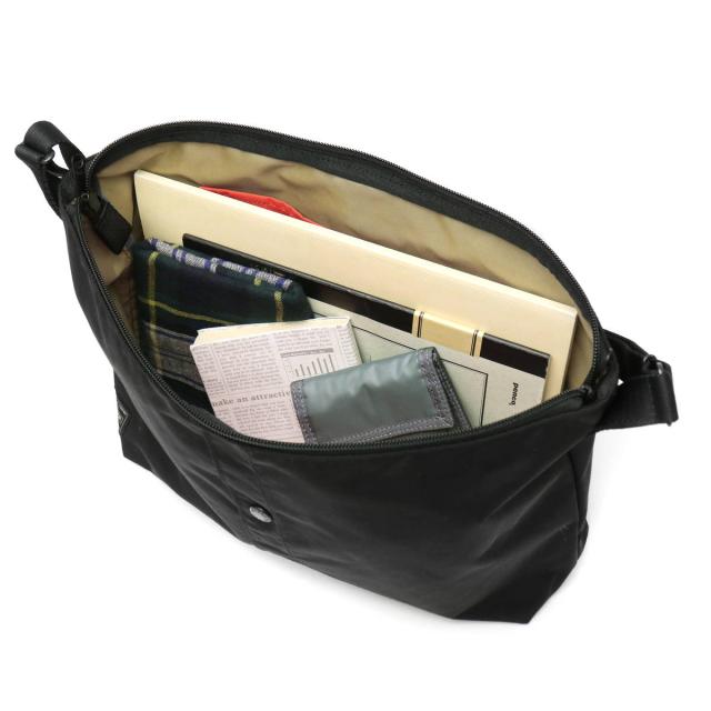 ポーター ツー ショルダーバッグ(M) 660-05798 吉田カバン PORTER 2 SHOULDER BAG(M) ショルダー 斜めがけ A4 カジュアル 通学 ロクヨンクロス メンズ レディース_10
