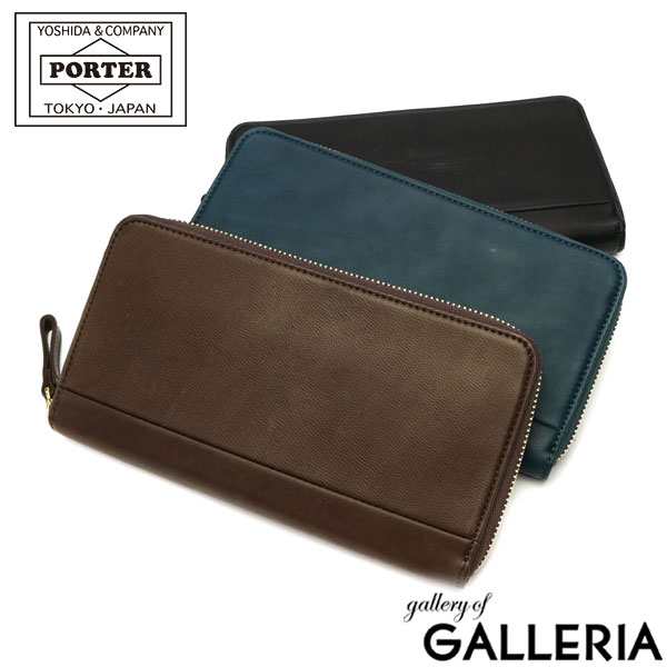 ポーター ワイズ ロングウォレット 341-01318 長財布 吉田カバン PORTER 財布 WISE ラウンドファスナー 本革 馬革 レザー  日本製 メンズ ｜au PAY マーケット