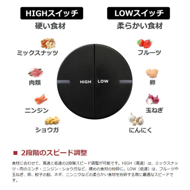 【商品レビューで＋5％】【正規品1年保証】ラッセルホブス ミニチョッパー Russell Hobbs ４ブレードミニチョッパー 0.5L 500ml 7820JP RHBCP