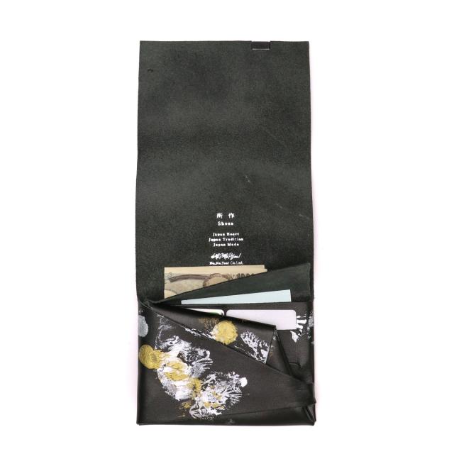 【商品レビューで＋5％】所作 財布 Shosa ショサ 三つ折り財布 コンパクト handpaint ショート1.0 折り財布 日本製 sho-sh1c-handpaint_11