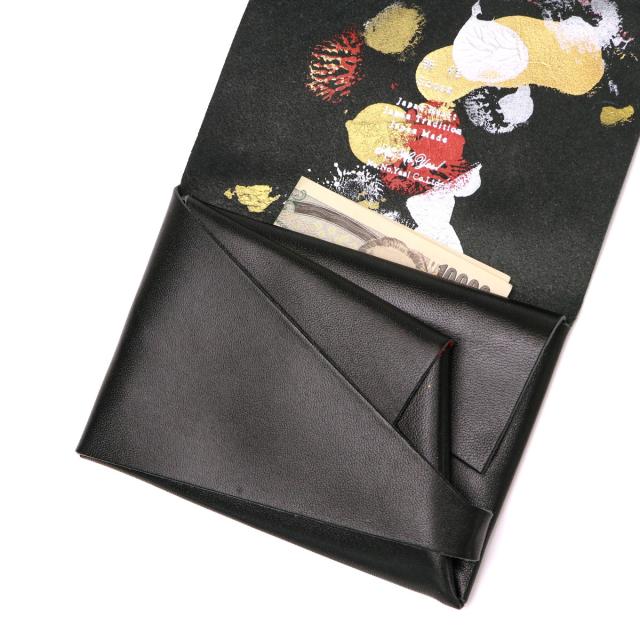 【商品レビューで＋5％】所作 財布 Shosa ショサ 三つ折り財布 コンパクト handpaint ショート1.0 折り財布 日本製 sho-sh1c-handpaint_12