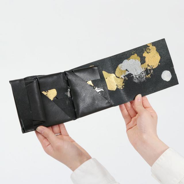 【商品レビューで＋5％】所作 財布 Shosa ショサ 三つ折り財布 コンパクト handpaint ショート2.0 本革 薄型 日本製 sho-sh2c-handpaint_10