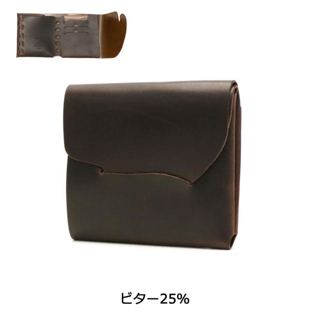 所作 CPウォレット3.5 ブラック 牛革 二つ折り財布 未使用級】所作 CP