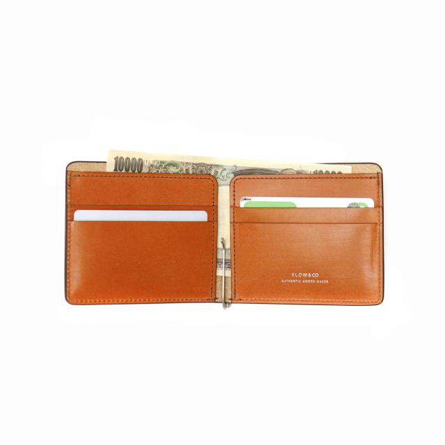 【商品レビューで＋5％】スロウ マネークリップ 小銭入れ付き SLOW bridle money clip 財布 ブライドルレザー 日本製 SO794J_10