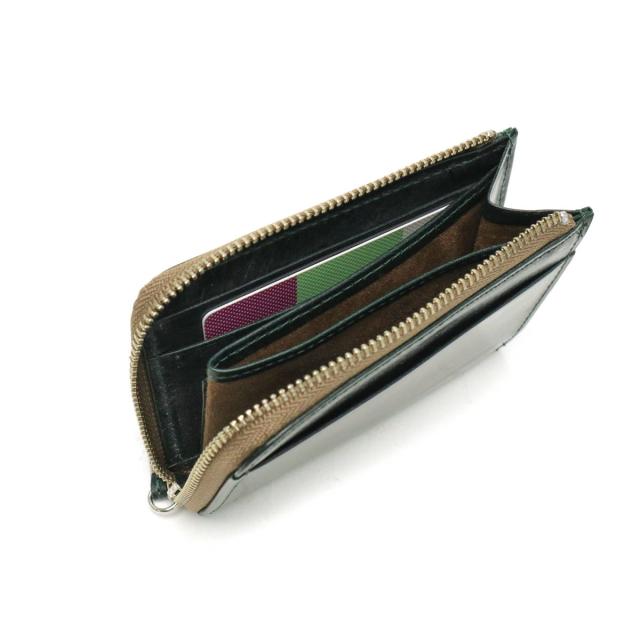 【商品レビューで＋5％】スロウ SLOW bridle ミニ財布 L字ファスナー Lzip mini wallet 小銭入れあり ブライドルレザー 日本製 SO793J_12