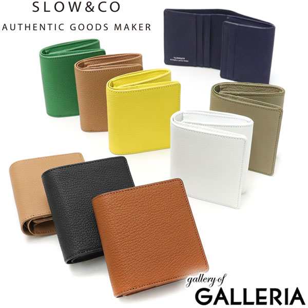 【商品レビューで＋5％】スロウ 二つ折り財布 SLOW 財布 goat ゴート compact wallet 二つ折り ミニ財布 小銭入れあり 333S91J