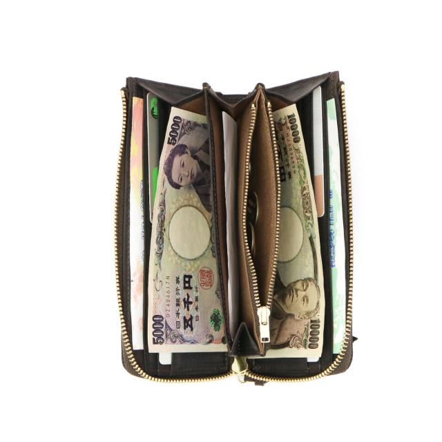 最大30%還元★5/3限定｜【商品レビューで＋5％】スロウ 長財布 SLOW L字ファスナー長財布 kudu クーズー L zip long wallet 本革 メンズ レディース 333S81I_10