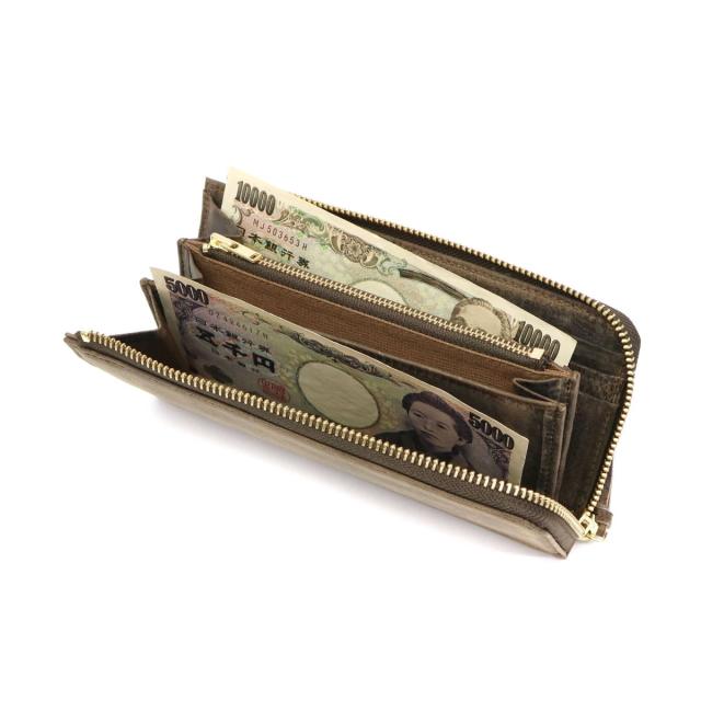 最大30%還元★5/3限定｜【商品レビューで＋5％】スロウ 長財布 SLOW L字ファスナー長財布 kudu クーズー L zip long wallet 本革 メンズ レディース 333S81I_12
