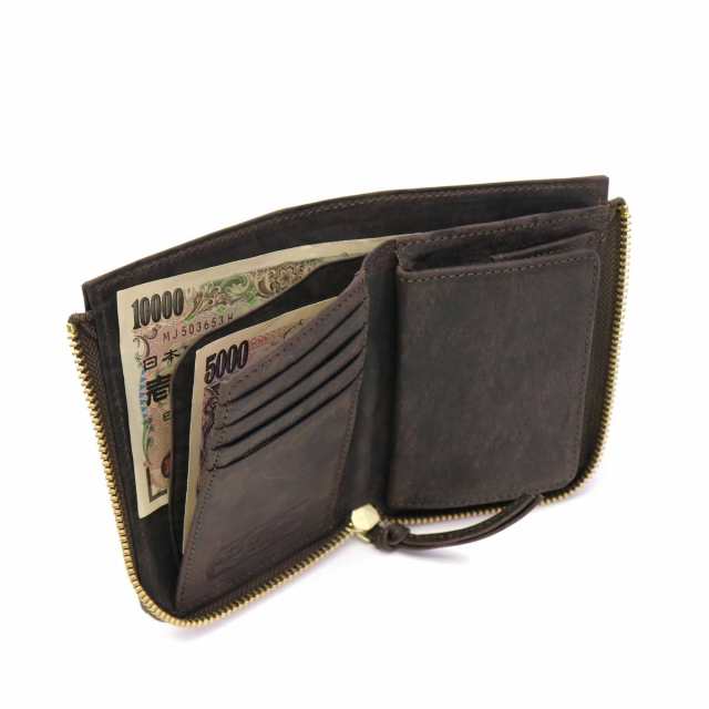 RakutenichibaSLOW kudu クーズー Lzip short wallet