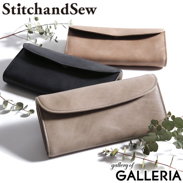 【商品レビューで＋5％】ステッチアンドソー 財布 StitchandSew 長財布 本革 レザー レディース 日本製 FWL103の通販は