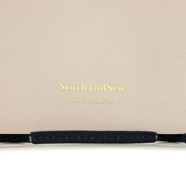 【商品レビューで＋5％】ステッチアンドソー 財布 StitchandSew 牛シボ 三つ折り財布 コンパクト ウォレット 本革 革 日本製 TF101_18