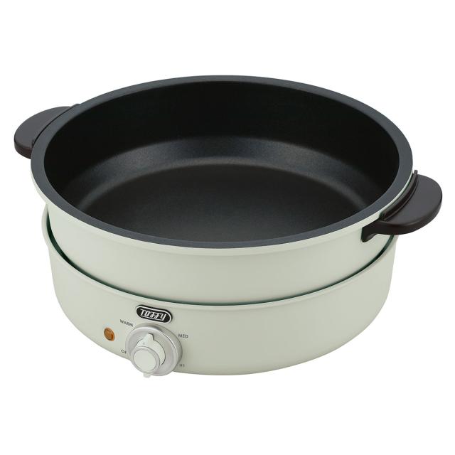 【商品レビューで＋5％】【正規品1年保証】Toffy 電気グリル鍋 トフィー 電気グリル鍋 鍋 内鍋 たこ焼き 3.5L ラドンナ LADONNA K-HP2