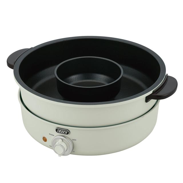 【商品レビューで＋5％】【正規品1年保証】Toffy 電気グリル鍋 トフィー 電気グリル鍋 鍋 内鍋 たこ焼き 3.5L ラドンナ LADONNA K-HP2