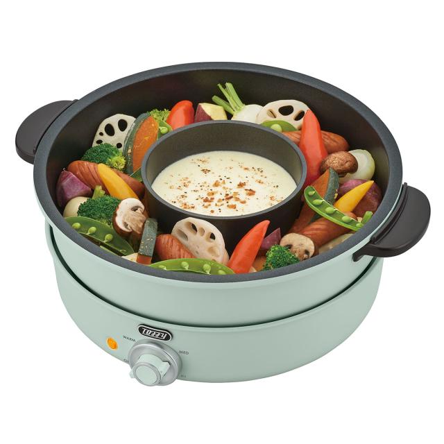 【商品レビューで＋5％】【正規品1年保証】Toffy 電気グリル鍋 トフィー 電気グリル鍋 鍋 内鍋 たこ焼き 3.5L ラドンナ LADONNA K-HP2