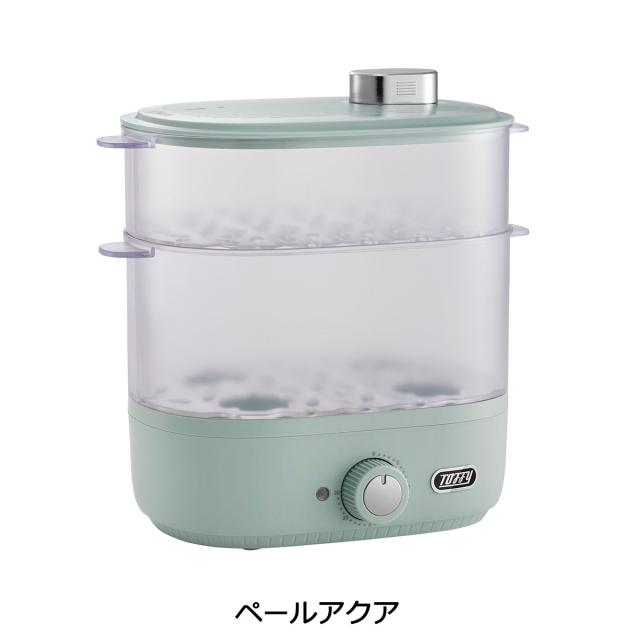 【商品レビューで＋5％】【正規品1年保証】Toffy フードスチーマー トフィー コンパクトフードスチーマー 調理家電 ラドンナ K-FS1の通販は