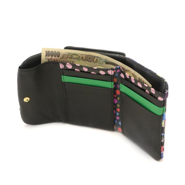 【5％OFFクーポン】【商品レビューで＋5％】ツモリチサト 三つ折り財布 tsumori chisato CARRY エポネコメッシュ がま口財布 革 小銭入れあり 日本製 57641 商品レビューで＋5％】ツモリチサト 三つ折り財布 tsumori chisato