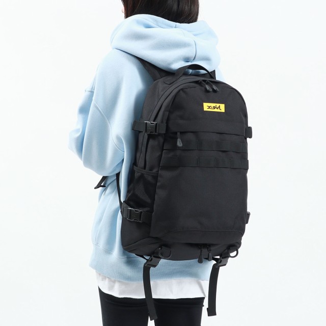 【商品レビューで＋5％】最大23％還元★3/13限定｜エックスガール リュック X-girl デイパック MILLS LOGO ADVENTURE  BACKPACK A4 29L 10｜au PAY マーケット