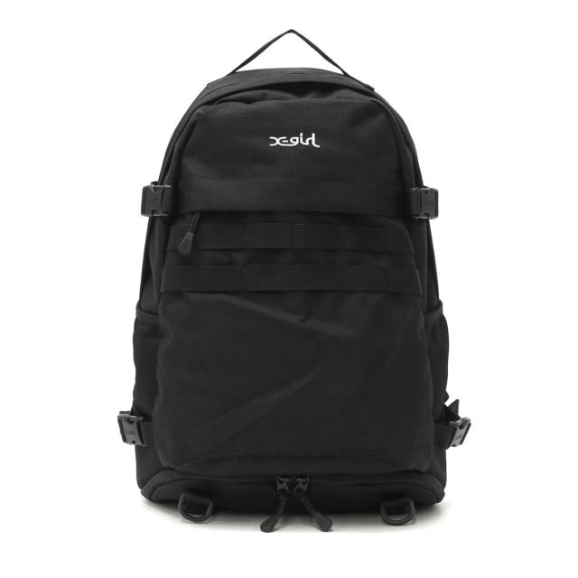 最大21%還元★6/13限定｜【商品レビューで＋5％】【セール30%OFF】 エックスガール リュック X-girl デイパック MILLS LOGO ADVENTURE BACKPACK A4 29L 105224053010 105225053002_6