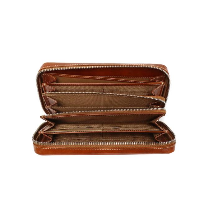 最大30%還元★5/3限定｜【5％OFFクーポン】【商品レビューで＋5％】ゾナール 長財布 ZONALe 小銭入れ付き 財布 RENZINA レンジナ ラウンドファスナー 長財布 大容量 革 本革 31087_17