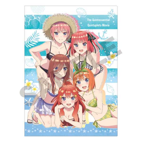 五等分の花嫁 一花 二乃 三玖 四葉 五月 クリアファイル フルーツスカート