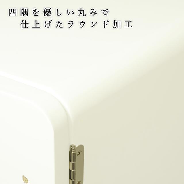 モダン仏壇【ミニ仏壇・仮納骨壇：新・彩音18号　コットンホワイト】桜螺鈿　小型仏壇　お得なバリュープライス　送料無料_5