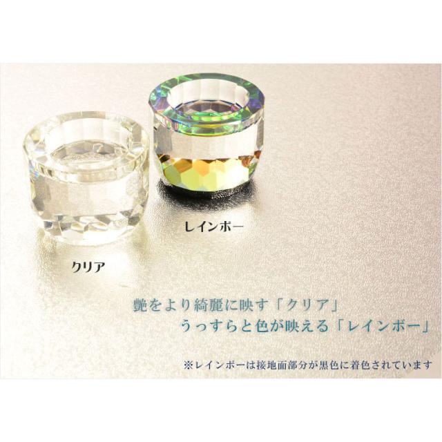 自然で開放的な透明感【クリスタル仏具：Dream(ドリーム) スタイリッシュ　クリア　2.5寸 5具足セット】透明クリスタルガラス 化粧箱入り 仏壇 仏具 送料無料_6