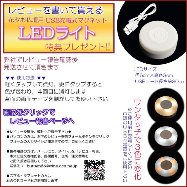ホワイト　モダン仏壇【LED間接照明・専用ステージ付：沙羅（さら）オープン型ワイド　16-18号】_8