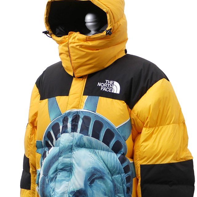 the north face supreme jacket yellow