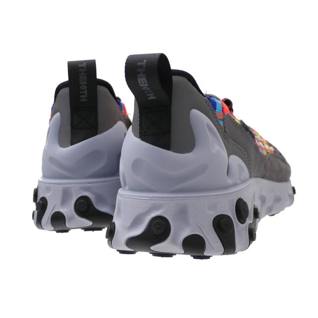 nike react grey black