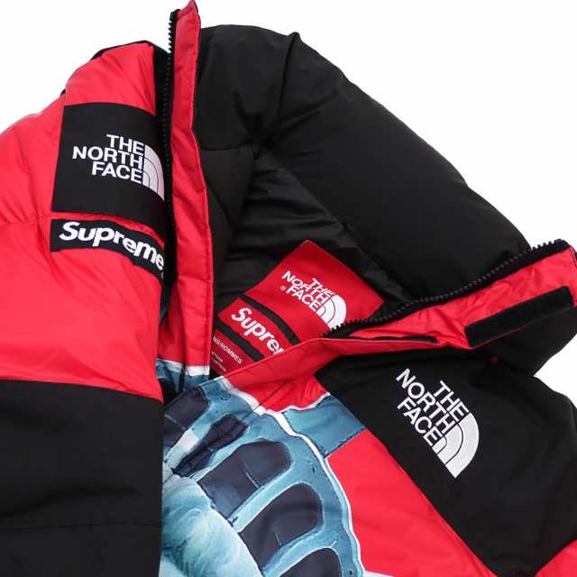 新品 シュプリーム SUPREME x ザ ノースフェイス THE NORTH FACE Statue of Liberty Baltoro  Jacket バルトロ ダウン ジャケット RED レ｜au PAY マーケット