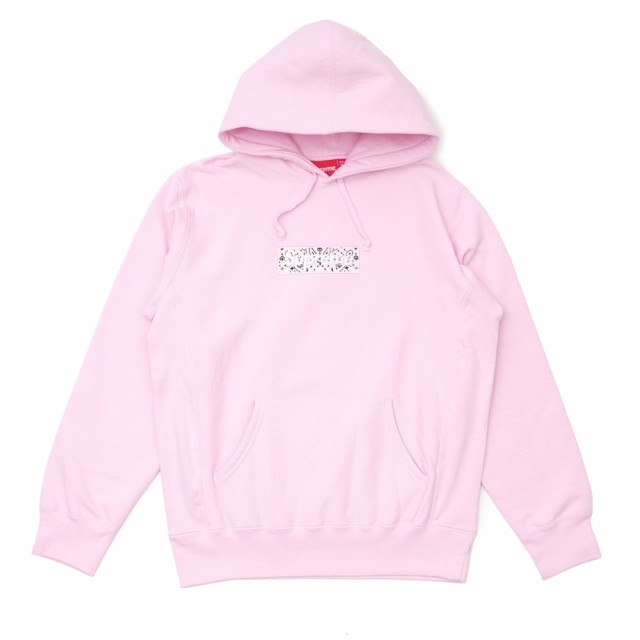 新品 シュプリーム Supreme Bandana Box Logo Hooded Sweatshirt バンダナ ボックスロゴ フーディー スウェット パーカー Pink ピンク Swの通販はau Pay マーケット Essense