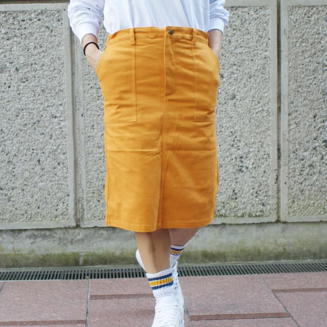 ノベルティプレゼント中 クックマン Cookman Baker S Skirt ベイカーズ スカート Mustard マスタード イエロー パンツの通販はau Pay マーケット Essense