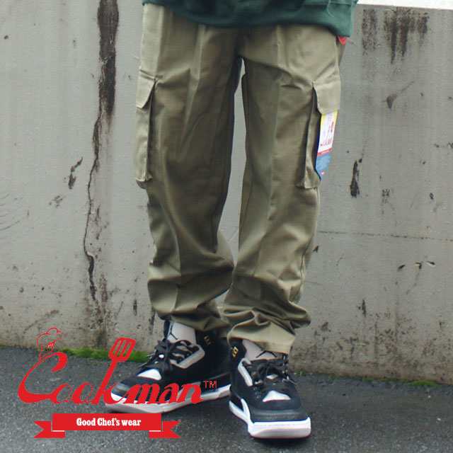 ノベルティプレゼント中 クックマン Cookman Chef Cargo Pants シェフ カーゴ パンツ Ripstop Khaki リップストップ カーキ パンツの通販はau Pay マーケット Essense