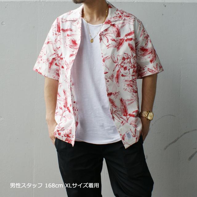 新品 アップルバム APPLEBUM Botanical S/S Aloha Shirt フラワー 花柄 