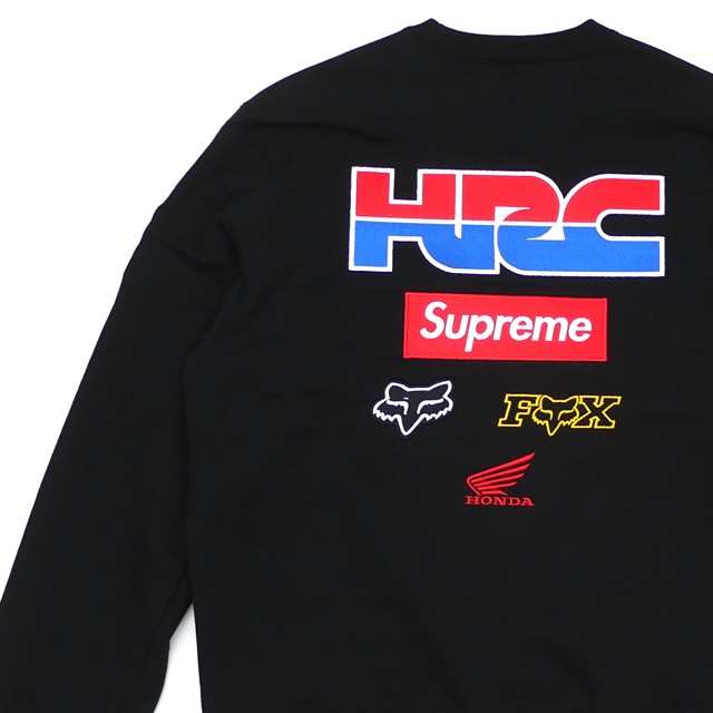 シュプリーム Supreme X ホンダ Honda X フォックス レーシング Fox Racing Crewneck スウェット Black ブラック 黒 Swt Hoodyの通販はau Pay マーケット Essense