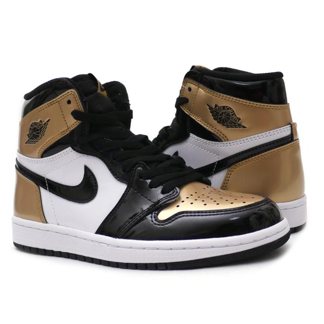 jordan 1 retro black metallic gold