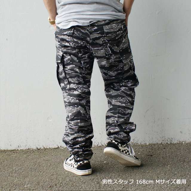 新品 ロスコ ROTHCO B.D.U. CARGO PANTS カーゴパンツ 迷彩パンツ URBAN TIGER STRIPE CAMO アーバン  タイガーカモ パンツ｜au PAY マーケット