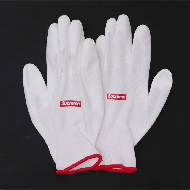 新品 シュプリーム SUPREME 非売品 RUBBERIZED GLOVES ゴム手袋 WHITE