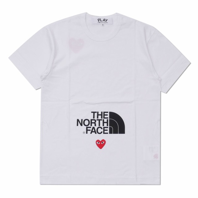 プレイ コムデギャルソン Play Comme Des Garcons X The North Face Mens The North Face X Play T Shirt White 半袖tシャツの通販はau Pay マーケット Essense