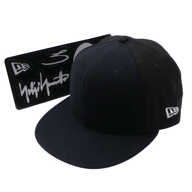 【数量限定特別価格】 新品 ヨウジヤマモト Yohji Yamamoto x ニューエラ NEW ERA 59FIFTY BLACK SERGE VELCRO PATCH 100TH CAP キャップの通販は