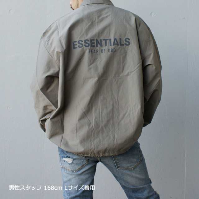 正規品 FEAR OF GOD ESSENTIALS コーチジャケット M | gulatilaw.com