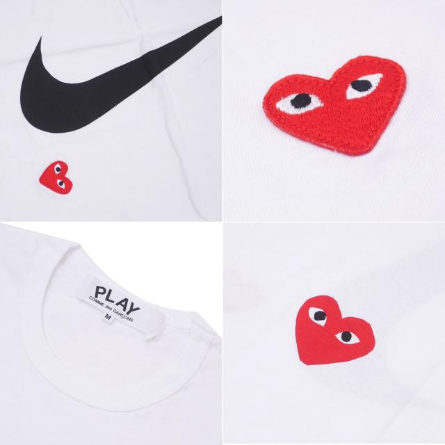 新品 プレイ コムデギャルソン Play Comme Des Garcons X ナイキ Nike Mens Nike X Play T Shirt Tシャツ White ホワイト 白 半袖tシャツの通販はau Pay マーケット Essense