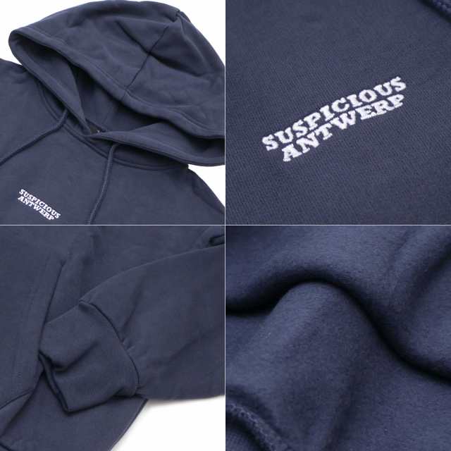 【数量限定特別価格】 新品 サスピシアス アントワープ SuspiciouS Antwerp Playboy June '62 Hoodie パーカー  NAVY ネイビー 紺 SWT/HOO｜au PAY マーケット