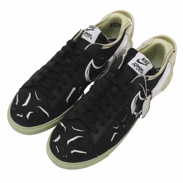 【数量限定特別価格】 新品 ナイキ NIKE x アクロニウム ACRONYM BLAZER LOW ブレザー BLACK/WHITE-OLIVE AURA DO9373-001 フットウェア