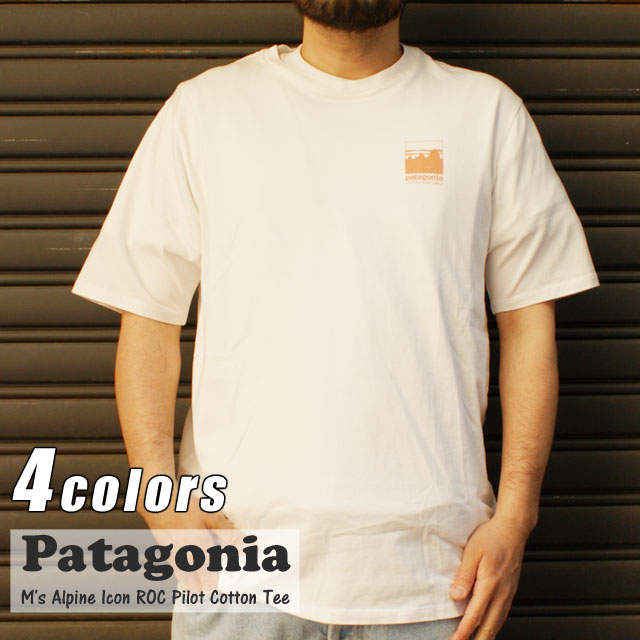新品 パタゴニア Patagonia Ms Alpine Icon ROC Pilot Cotton Tee アルパイン アイコン ROC パイロット Tシャツ 37400 アウトドア キャンプ 半袖Tシャツ