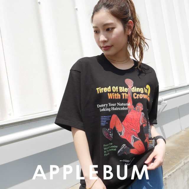 新品 アップルバム APPLEBUM JUST FOR WORM Tee Tシャツ BLACK ブラック 黒 半袖Tシャツの通販は 6,653円