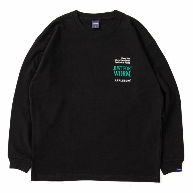 アップルバム BLACK WORM tee L - Tシャツ/カットソー(半袖/袖なし)