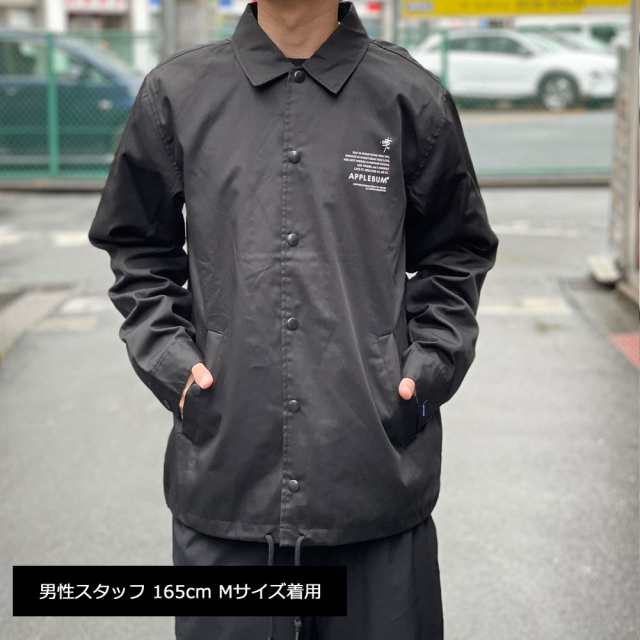 数量限定特別価格】 新品 アップルバム APPLEBUM SNP Coach Jacket コーチジャケット BLACK ブラック 黒  OUTERの通販はau PAY マーケット - essense | au PAY マーケット－通販サイト